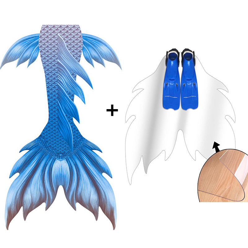 New Design Blue Colour SKins T - огляд і ціна Flippers Swimming