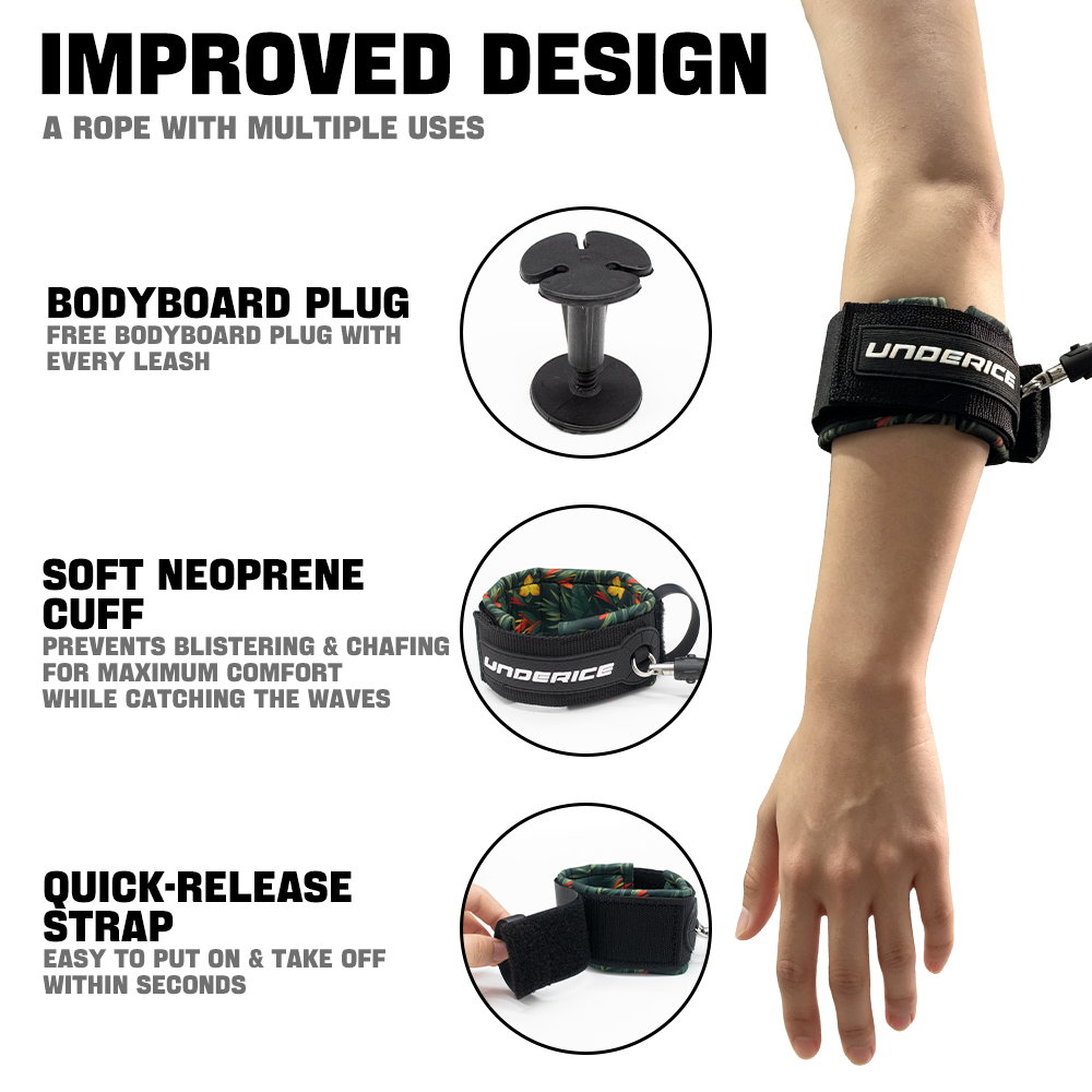 TPU Surfboard Leash Adjustable - огляд і ціна Surfboard Leash