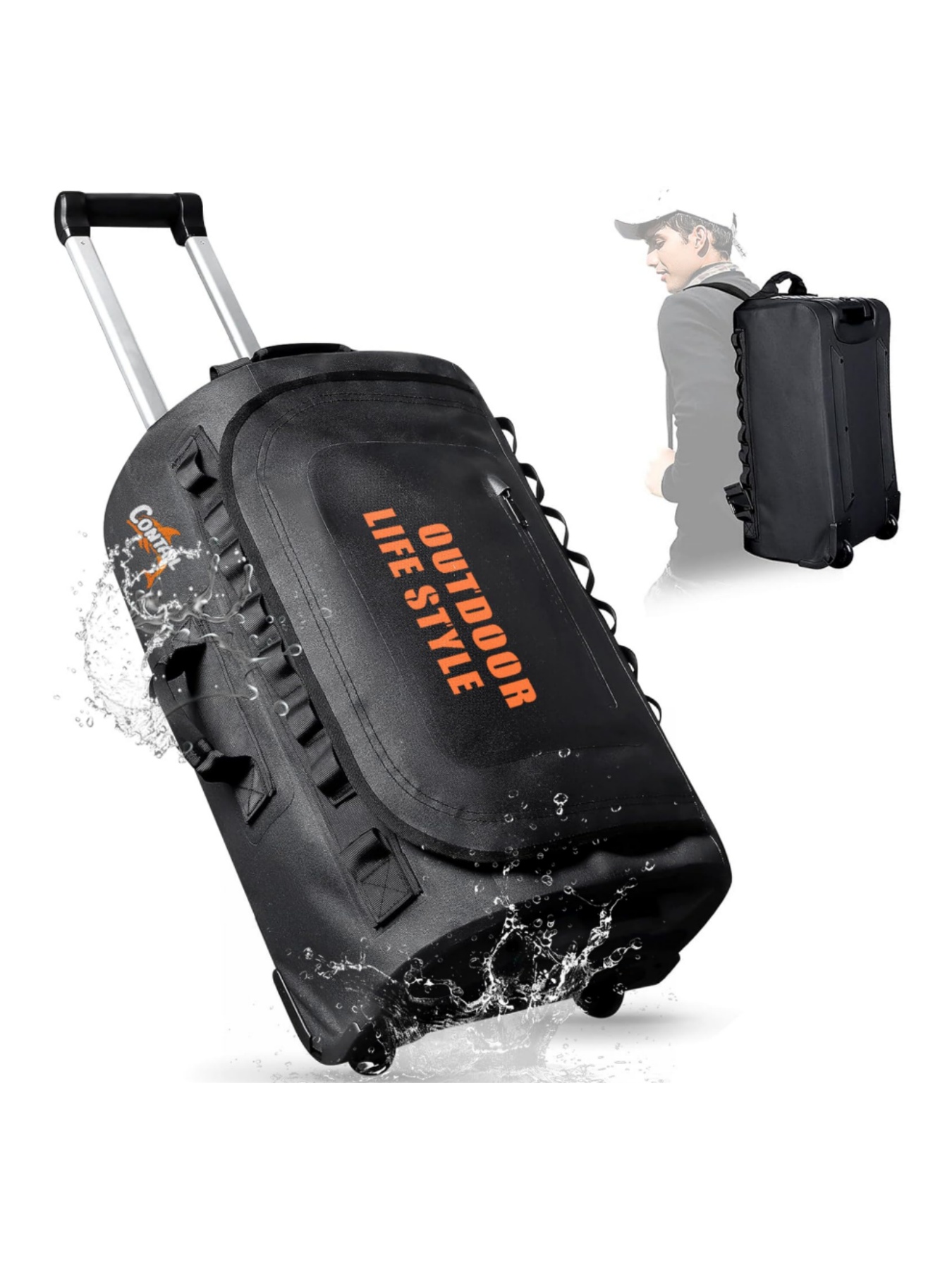 48/95 Liter Wheeled Diving Bag - огляд і ціна Snorkeling Gear