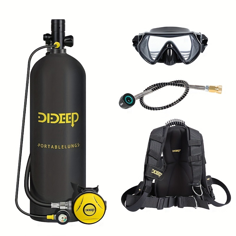 DIDEEP 4L Mini Scuba Diving Ta - огляд і ціна Snorkel Set