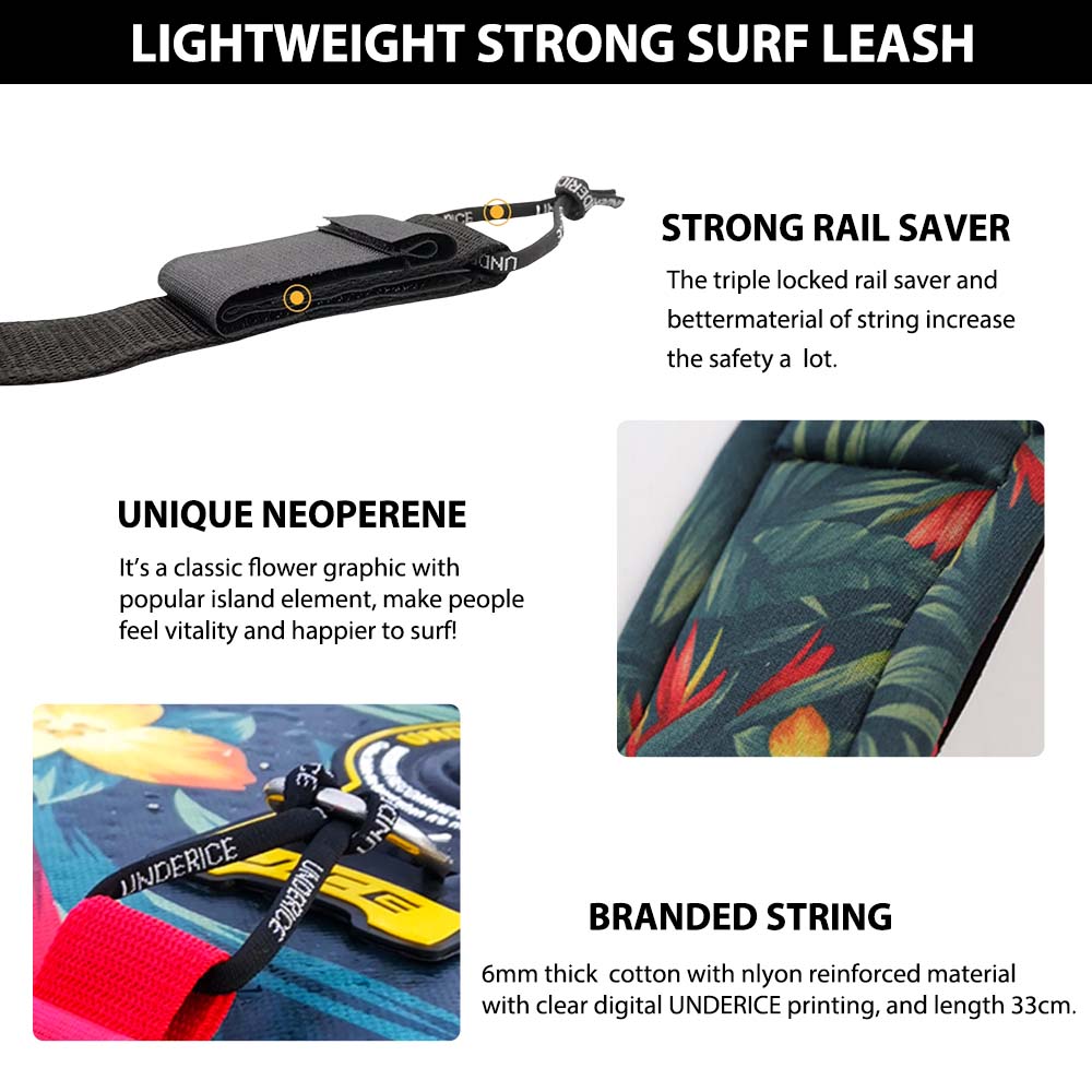 SUP Paddle Leash 7MM10FT Surfi - огляд і ціна Surfboard Leash