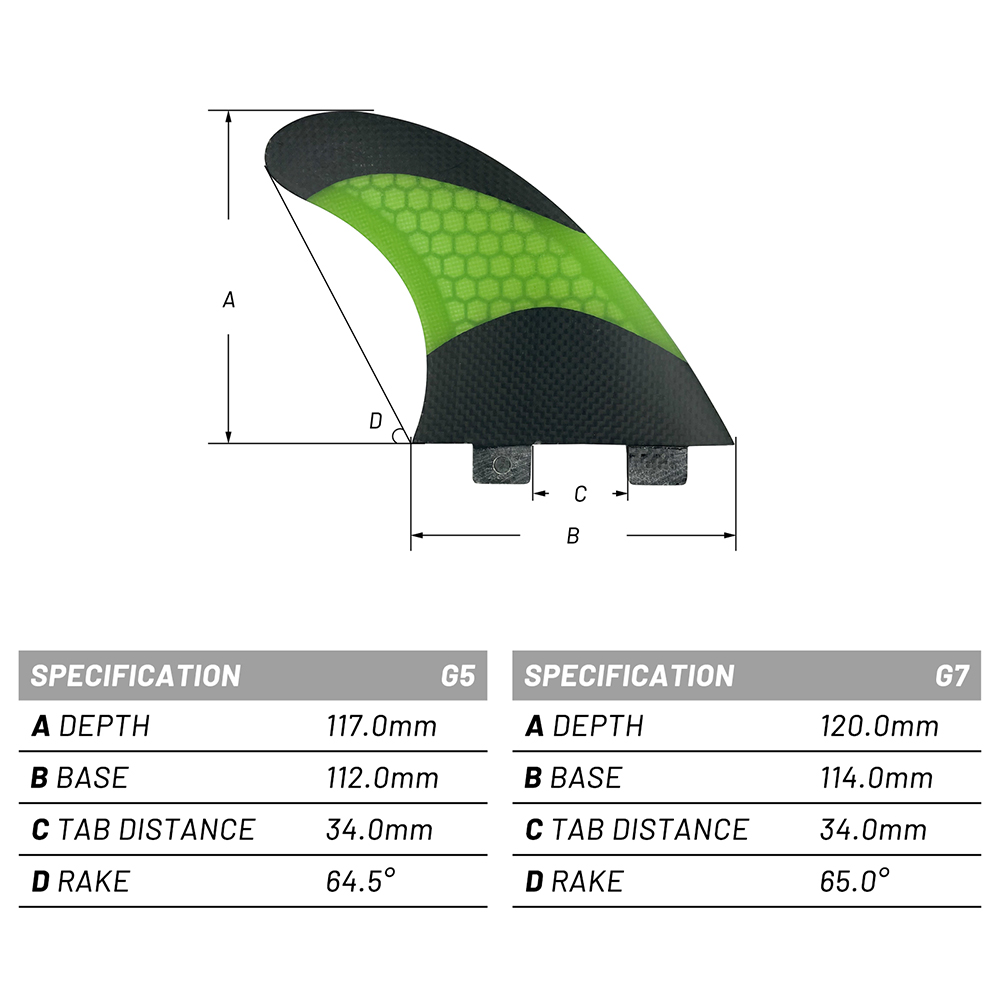 UPSURF FCS G5/G7 Quillas Doubl - огляд і ціна Swim Fins