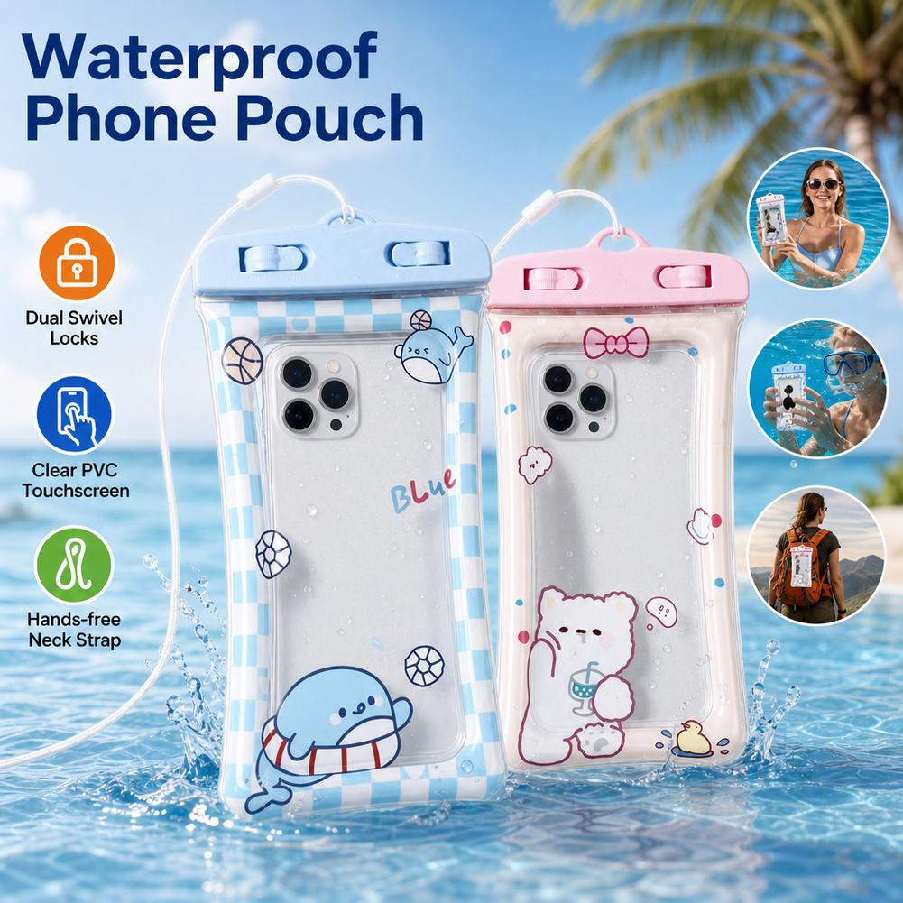 Cute Bear Waterproof Phone Cas - огляд і ціна Dry Bag Waterproof