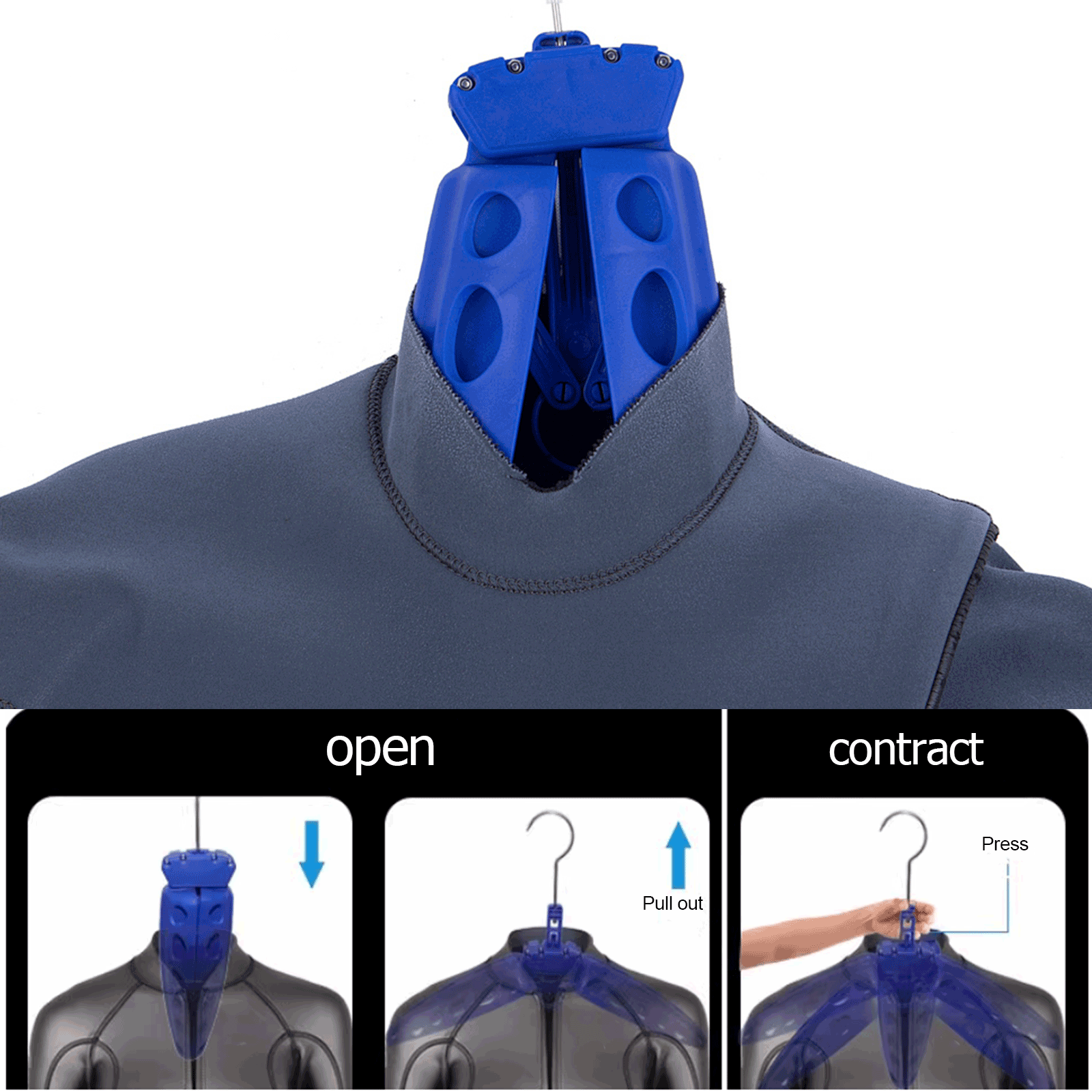 Diving Wetsuit Hanger Foldable - огляд і ціна Snorkel Set